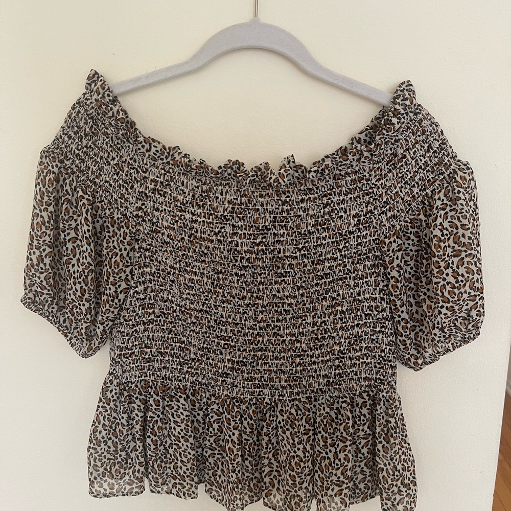 Socialite off the shoulder top